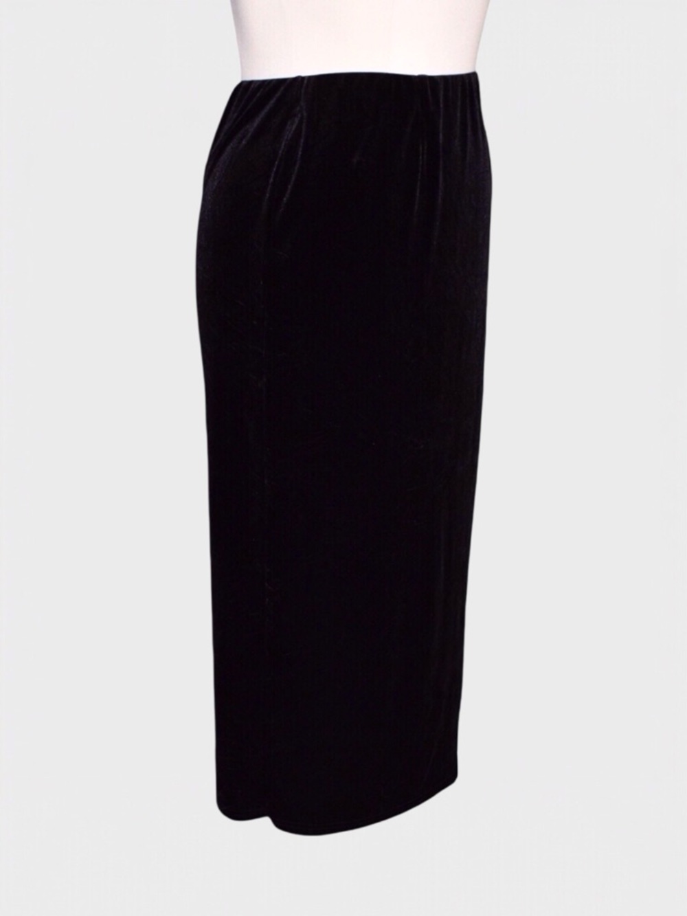 Dressbarn Velvet Pencil Midi Skirt - Picture 2 of 5